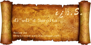 Ávéd Sarolta névjegykártya